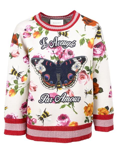 gucci sweater with roses